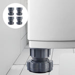 Support de machine à laver à hauteur réglable de 4 pièces
