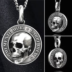 Pendentif tête de mort Memento Mori