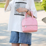 Sac isolant portable de couleur unie