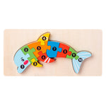 Puzzle en bois 3D éducatif pour enfants