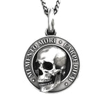 Pendentif tête de mort Memento Mori