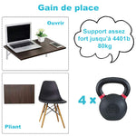 Support de partition triangulaire pliable