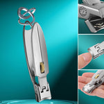 Coupe-ongles en Acier Inoxydable avec Anneau