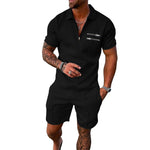 Ensemble de Polo Imprimé Décontracté pour Homme