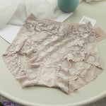 Culotte En Dentelle Taille Haute Pour Femme