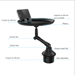 Plateau Réglable à 360° pour la Voiture
