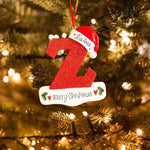Ornements personnalisés de 24 lettres de Noël